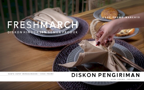 FRESHMARCH DISKON HINGGA 15% SEMUA PRODUK