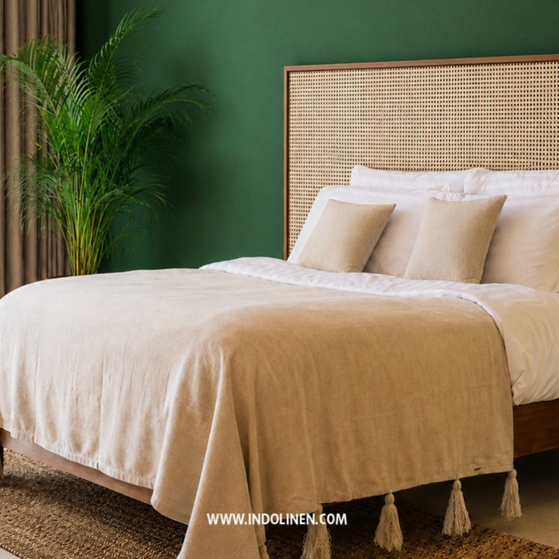 Kenapa Blanket Set Linen Rayon Jadi Favorit untuk Self Care di Rumah