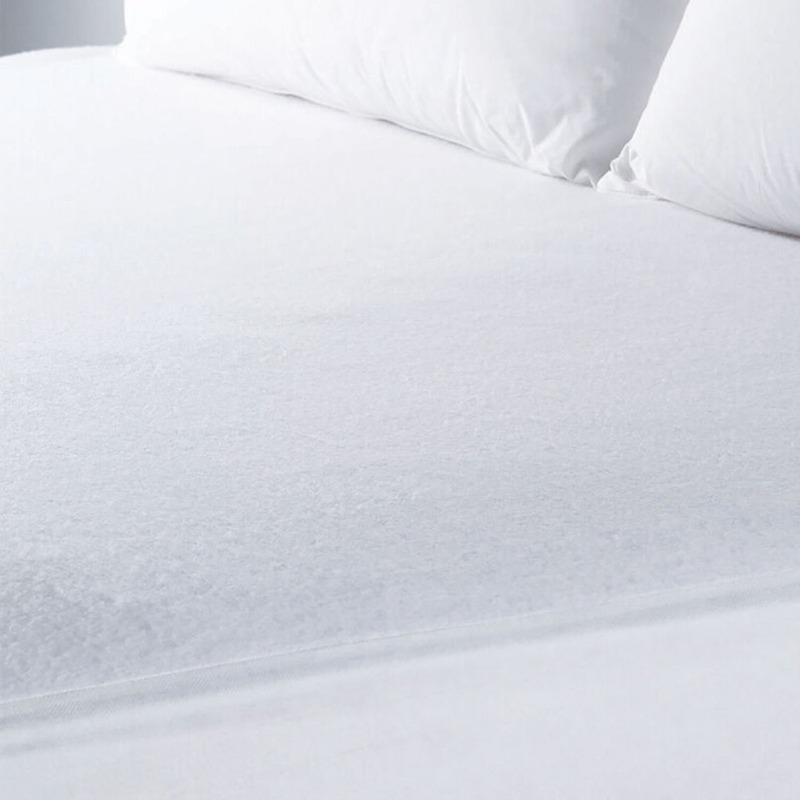 Bed Protector Terry Waterproof - 90x200cm - White