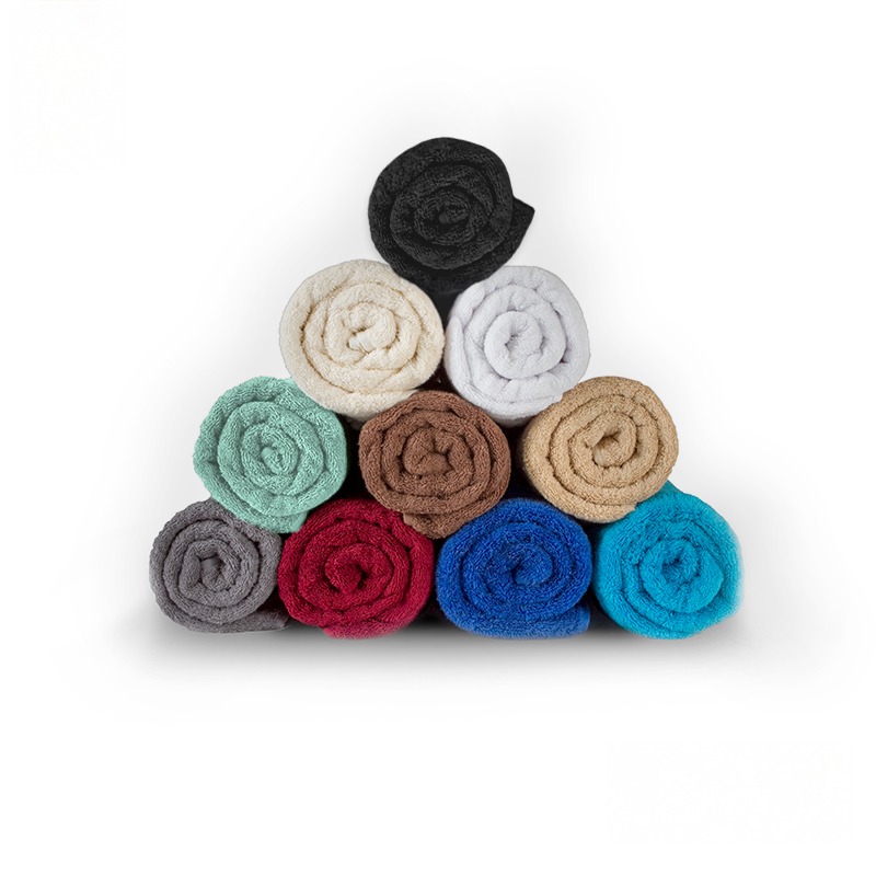 IndoLinen Medium Towel Size 85x150 cm  - White - 1-Pcs